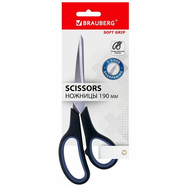 ������ ������ ������� BRAUBERG Soft Grip 190�� �����-����� ��������� �������   ����