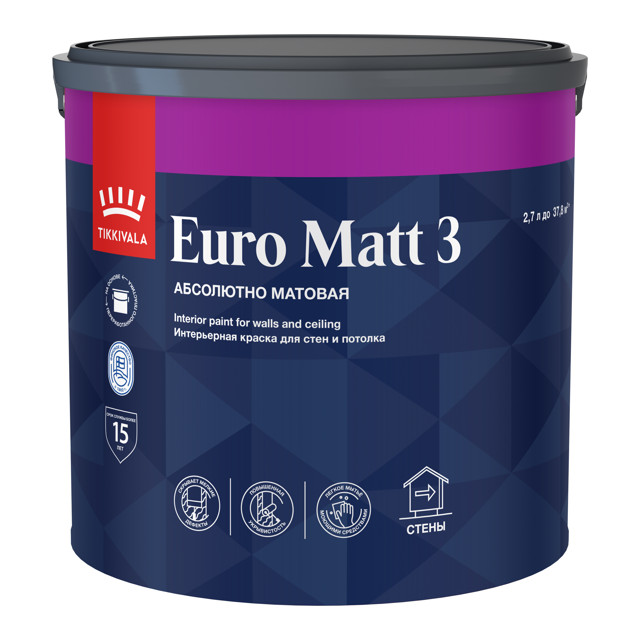 ������ ������ ������ ��������� TIKKIVALA Euro Matt 3 ��� ���� � �������� ���� � 2,7� ����������, ���.700001116   ����