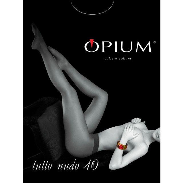 ������ ������ �������� OPIUM Tutto Nudo 40den 2 nero   ����