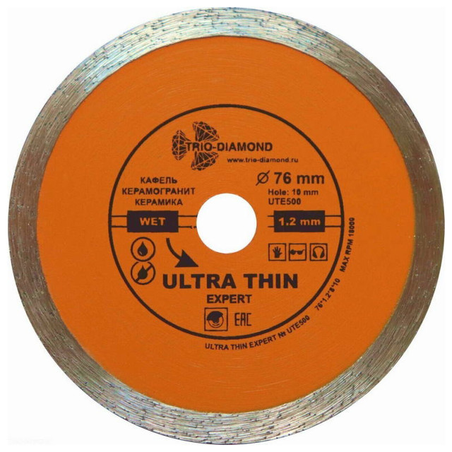 ������ ������ ���� �������� TRIO-DIAMOND Ultra Thin Expert 76�10�1,2�� ��������   ����