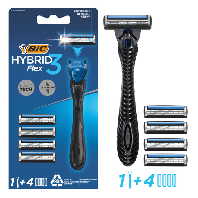 ������ ������ ������ ��� ������ BIC Flex 3 Hybrid + 4 �������   ����
