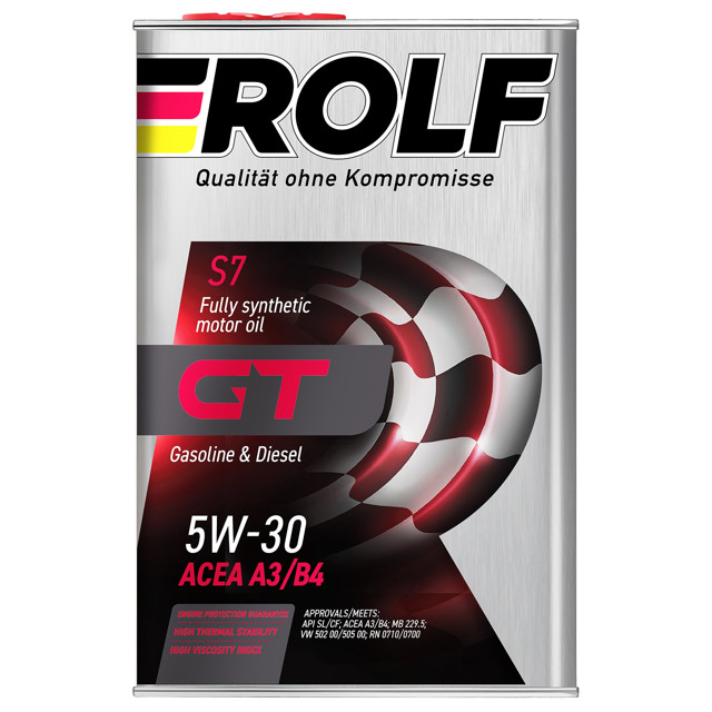 ������ ������ ����� �������� ROLF GT SAE 5W-30 ACEA A3/B4 4�   ����