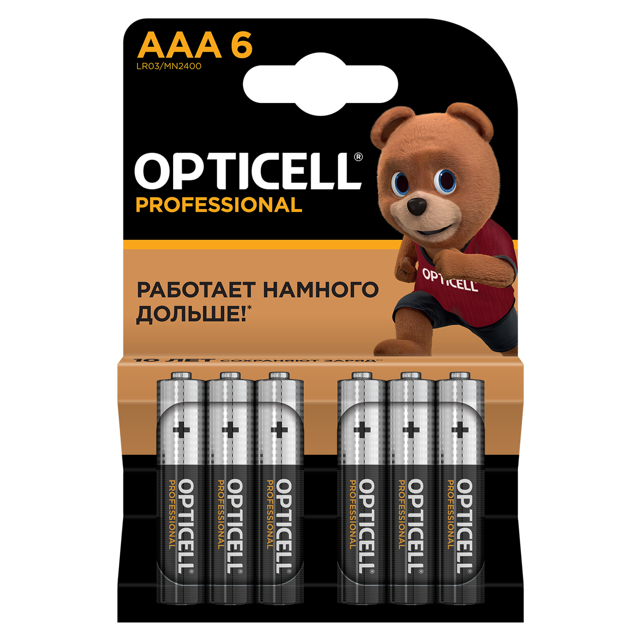 ������ ������ ��������� OPTICELL ����������� 1,5� ����������� AA� 6��   ����