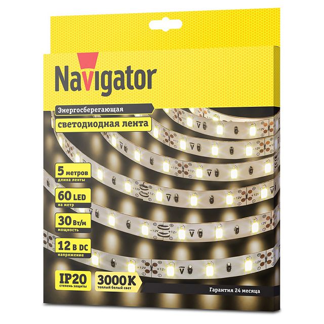 ������ ������ ������������ ����� NAVIGATOR 60 LED/� 12� 30�� IP20 ������� 5� ������ ����   ����