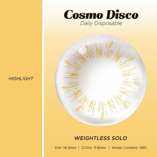 ������ ������ ���������� ����� Moody Cosmo Disco, 10 ��., R 8,5, D -2,5, weightless solo, 1 ��. ����