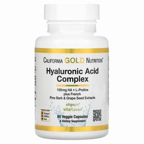 ������ ������ California Gold Nutrition Hyaluronic Acid Complex, 150 ��, 50 �, 60 ��. ����