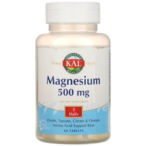 ������ ������ �������� KAL Magnesium, 100 �, 500 ��, 60 ��. ����