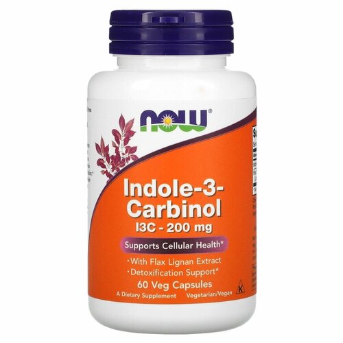 ������ ������ NOW Indole-3-Carbinol (�����-3-��������) 200 �� 60 ������ (Now Foods) ����