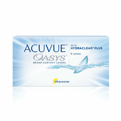 ������ ������ ���������� ����� ACUVUE OASYS with HYDRACLEAR PLUS, 6 ��., R 8,4, D +4,75, 1 ��. ����