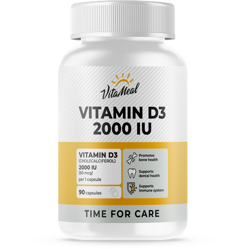 ������ ������ ������� �3 VitaMeal Vitamin D3 2000 IU, 90 ������ ����