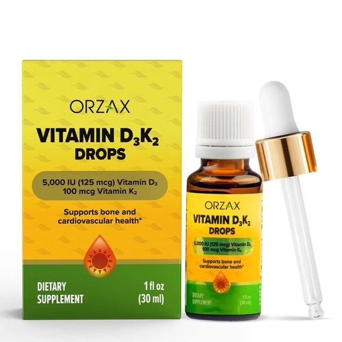 ������ ������ ������� �3+�2 Vitamin D3+�2, ORZAX, 30 ��, 5000 IU ����