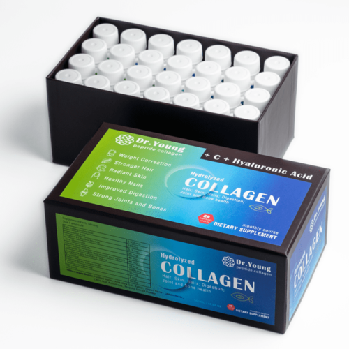 ������ ������ ������� �������� Collagen Dr.Young ���� �� 3 ������. ������� ������������ � ������������ ��������, ��������� �. �����. 3 �������� � 28 ������ � 20 �� ����