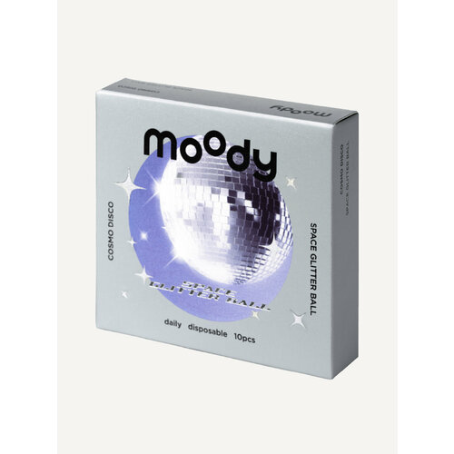 ������ ������ ���������� ����� Moody Cosmo Disco, 10 ��., R 8,5, D -5,5, Space Glitter Ball, 1 ��. ����