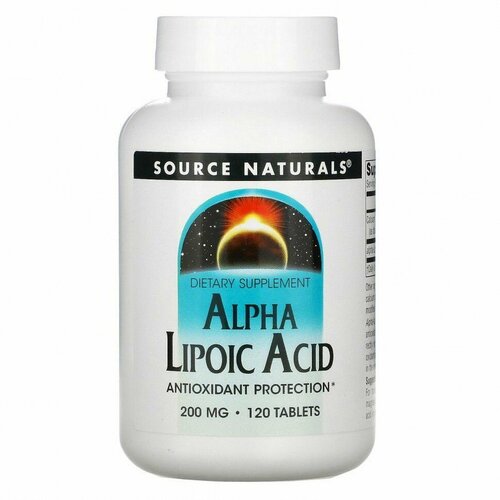 ������ ������ Alpha Lipoic Acid, Sourse Naturals, ����� �������� �������, 200 �� 120 ������ ����