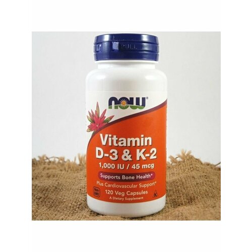 ������ ������ NOW Vitamin D-3 & K-2 1000 IU/45 mcg, 120 caps ����