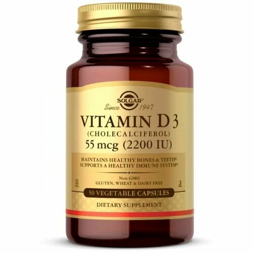 ������ ������ Solgar Vitamin D3 55 Mg (2200 IU), 50 ������ ����