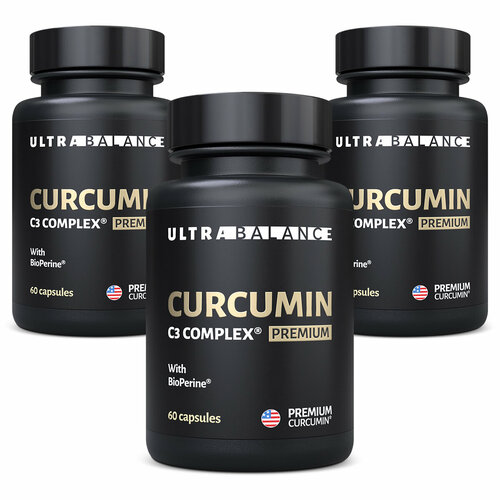 ������ ������ Curcumin C3 Complex Premium ����., 500 �, 60 ��., 3 ��. ����