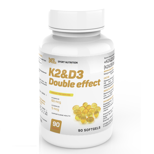 ������ ������ �������� �2 �3 XL K2 & D3 Double Effect (�2 60 ��� + �3 200 ��), 90 ������ ����