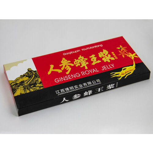 ������ ������ ��������� ������� Gaojibupin �������� ������� � ��������� Ginseng Royal Jelly ��� ����������� � ���������� ����������, ��������� � ��������� ���������, 10 �������� ����