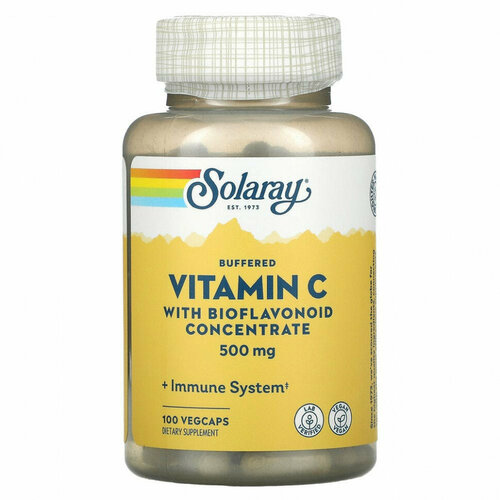 ������ ������ Buffered Vitamin C with Bioflavonoid concentrate (������� �) 500 �� 100 ������ (Solaray) ����