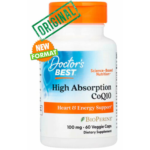������ ������ Doctor's Best, ������� Q10 � ������� �������� ����������, � BioPerine, 100 ��, 60 �������������� ������ ����