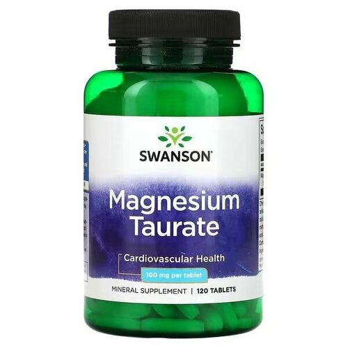 ������ ������ Swanson Magnesium Taurate, 100 ��, 120 �������� ����