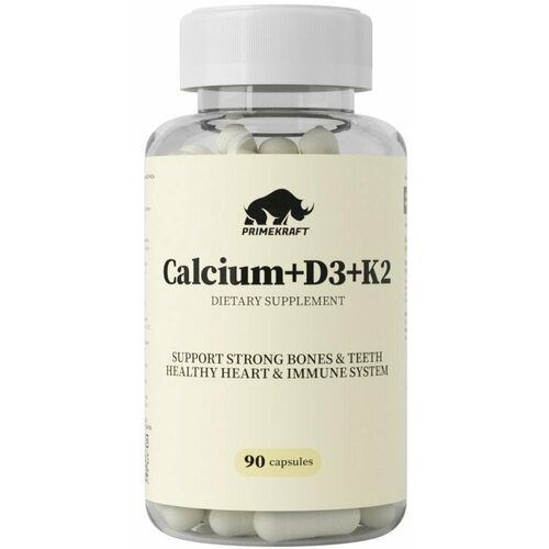 ������ ������ ��������� �������� Prime Kraft Calcium+D3+K2 (90 ������) ����