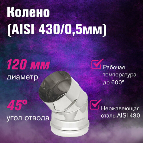 ������ ������ ������ �� ����������� ����� (AISI 430/0,5��) 45 �������� (120) ����