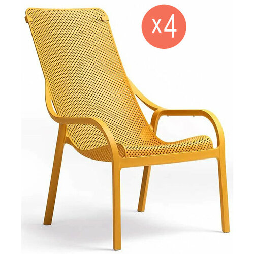 ������ ������ �������� �� 4-� ������� ������ Nardi Net Lounge Set, ���� ��������� ����