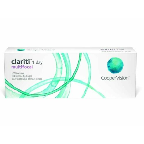 ������ ������ ����������� ���������� ����� CooperVision Clariti 1 day Multifocal, 30 ��., R 8,6, D -3,25, ADD: ������, 1 ��. ����