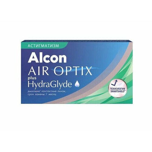 ������ ������ ���������� ����� �� ����� Alcon Air optix Plus HydraGlyde for Astigmatism., 3 ��., R 8,7, D -5,�CYL:�-1,25,�A�:�90, 1 ��. ����