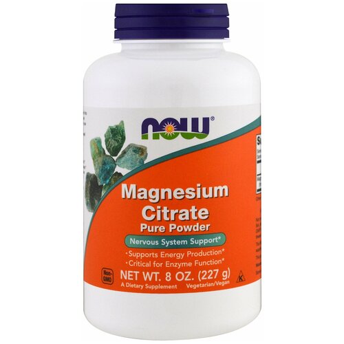 ������ ������ ������� NOW Magnesium Citrate Pure Powder, 227 �, 220 �� ����