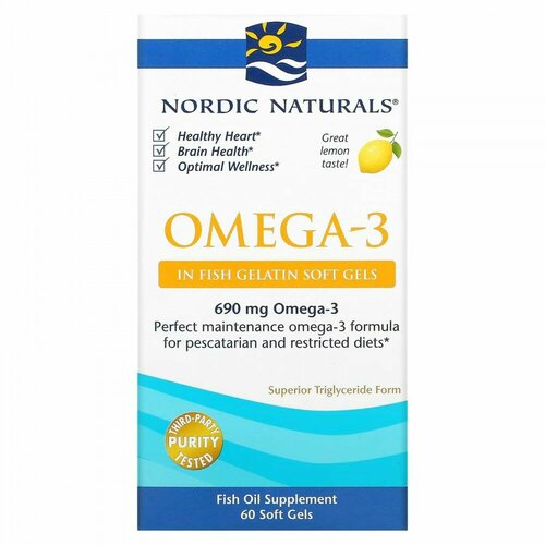 ������ ������ Nordic Naturals Omega-3 ��� �������� Nordic Naturals, �������� ����