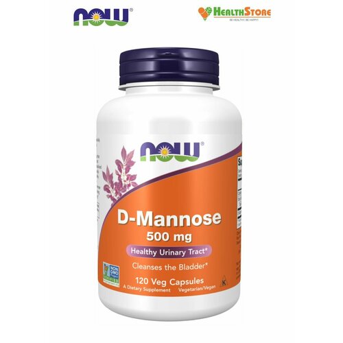 ������ ������ NOW D-Mannose 500�� 120 ������ ��� �-������� 500�� � �� ������� ����