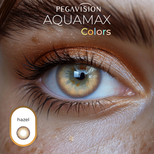 ������ ������ ���������� ����� Pegavision Aquamax Colors, 2 ��., R 8,6, D 0, Hazel, 1 ��. ����