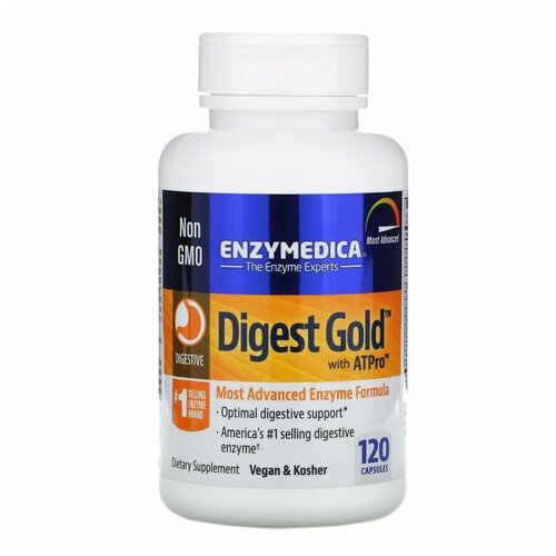 ������ ������ Enzymedica, Digest Gold � ATPro, ������� � ���������������� ����������, 120 ������ ����