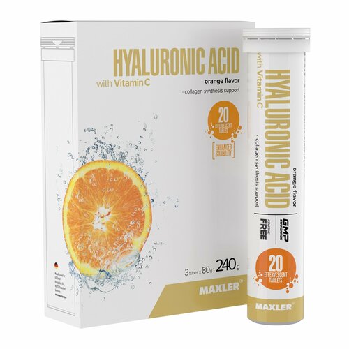 ������ ������ Maxler Hyaluronic Acid with Vitamin C 3 ���� �� 20 ���. ���� (Maxler) �������� ����