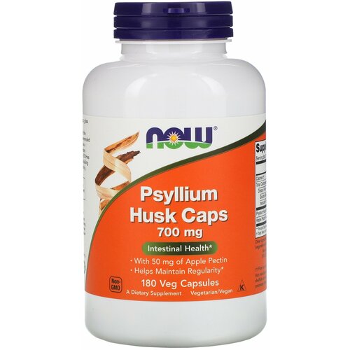 ������ ������ NOW Psyllium Husk Caps, ���������� 700 �� + �������� ������ - 180 ������ ����