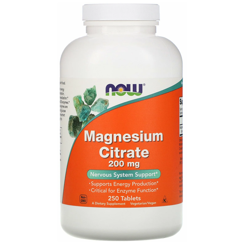 ������ ������ �������� NOW Magnesium Citrate, 250 �, 200 ��, 250 ��. ����