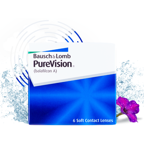 ������ ������ ���������� ����� Bausch & Lomb PureVision, 6 ��., R 8,6, D -0,75 ����