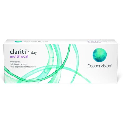 ������ ������ ����������� ���������� ����� CooperVision Clariti 1 day Multifocal, 30 ��., R 8,6, D +3,75, ADD: �������, 1 ��. ����