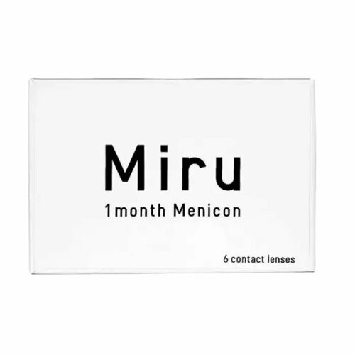 ������ ������ ���������� ����� �� ����� Menicon Miru 1month, 6 ��., R 8,3, D -6, 1 ��. ����