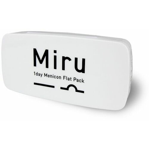 ������ ������ ���������� ����� Menicon Miru 1 day Flat Pack, 30 ��., R 8,6, D +2, 1 ��. ����