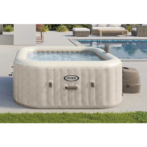 ������ ������ ������� 175 x 175 � 71��, ��� PureSpa Bubble Chevron Deluxe Intex 28446 ����
