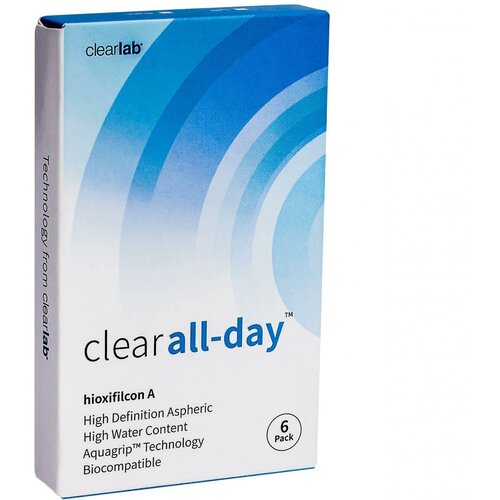 ������ ������ ���������� ����� Clearlab Clear All-day, 6 ��., R 8,6, D -4,5, 1 ��. ����