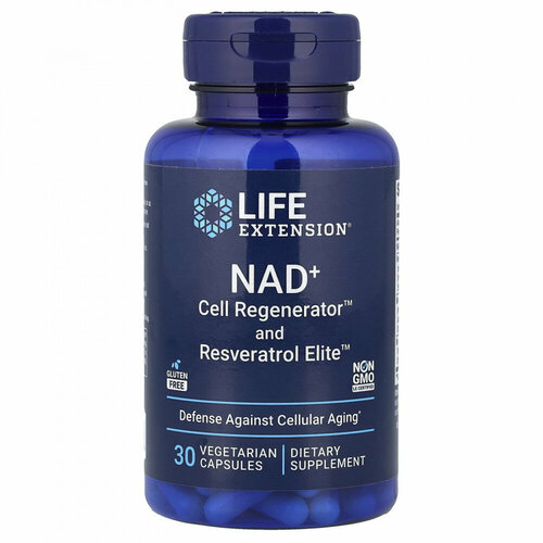 ������ ������ Life Extension NAD+ Cell Regenerator and Resveratrol Elite (����������� ������ NAD+) 30 ��� ������ (Life Extension) ����