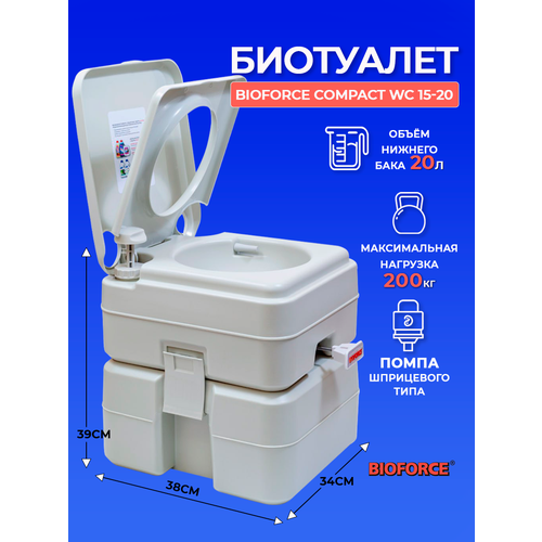 ������ ������ ��������� ��� ���� � ���� BIOFORCE Compact WC 15-20 ��� ������ � �������, ��� ������ ��� ������� �����, ���������� ����������� �������� �� ������� ����