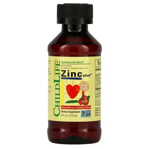 ������ ������ ChildLife Essentials Zinc Plus �-� �/��. ������ ��., 118 ��, 270 �, �����, �������� ����