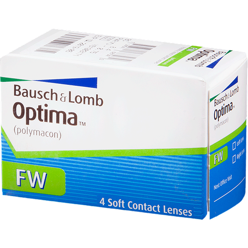 ������ ������ ���������� ����� Bausch & Lomb Optima FW, 4 ��., R 8,7, D -3,5 ����