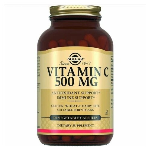 ������ ������ Solgar Vitamin C ����., 500 ��, 100 ��. ����